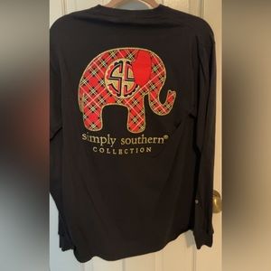 Simply Southern Medium Elephant Long Sleeve